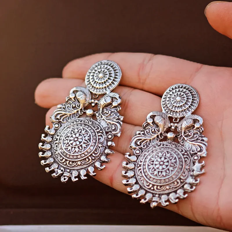 Antique Earrings Silver