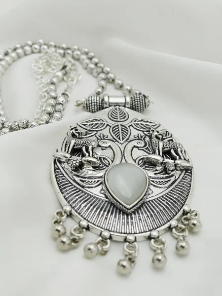 Antique German Silver Necklace 09