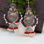 Big Antique Earrings Silver