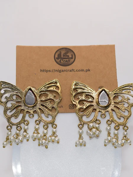 Butterfly Earrings Gold