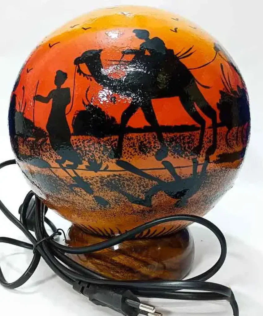 Camel Skin Lamps - Desert View