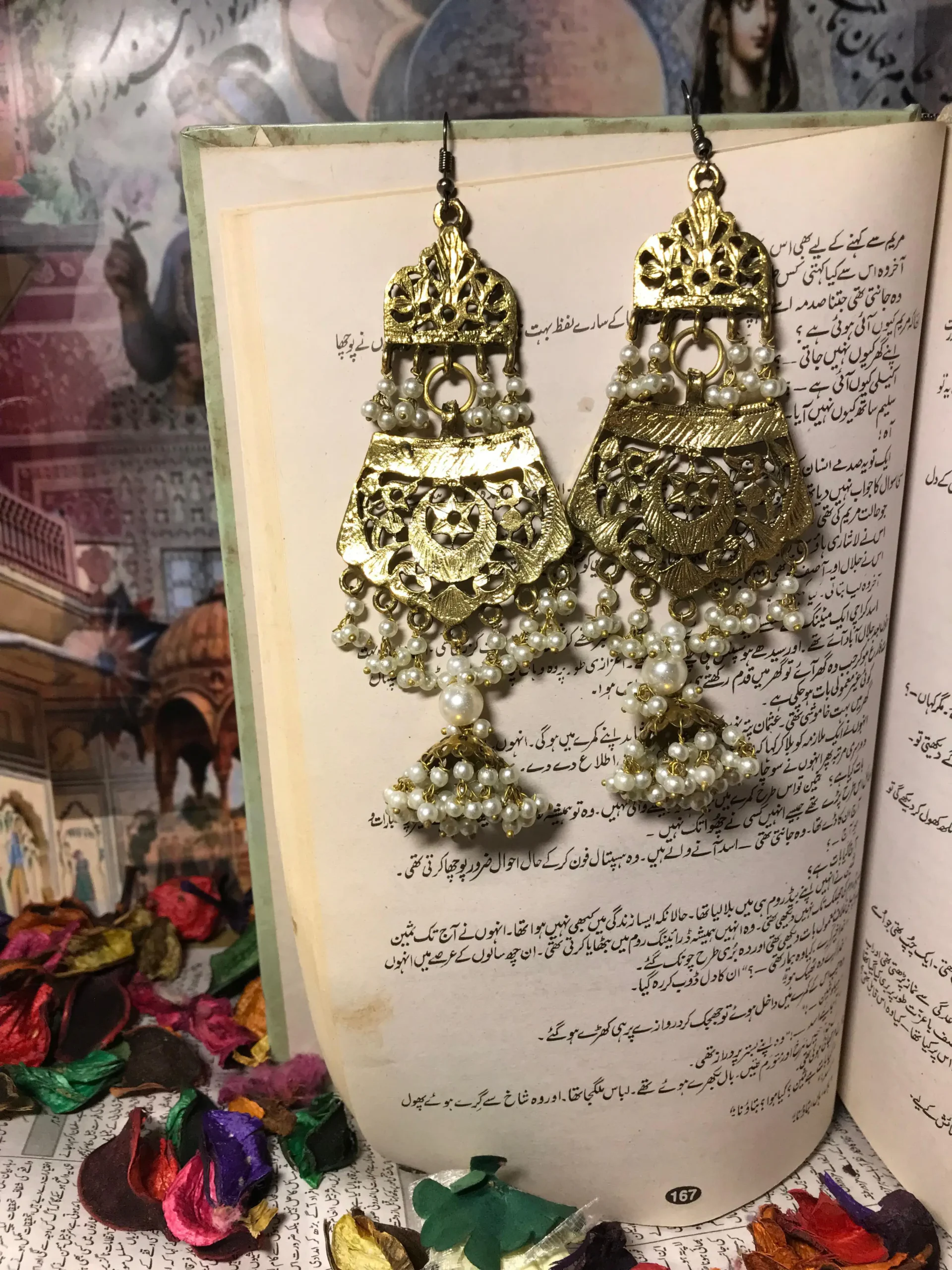 Chand Tara Earrings Gold