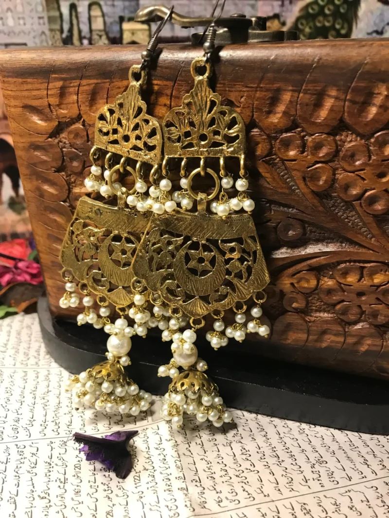 Chand Tara Earrings Gold