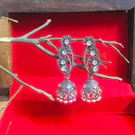 Charming Oxidized Earrings Small