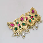 Cute Butterfly Golden Oxidized Earrings