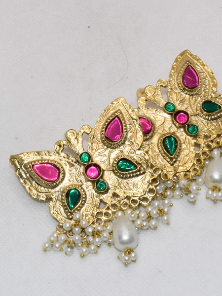 Cute Butterfly Golden Oxidized Earrings