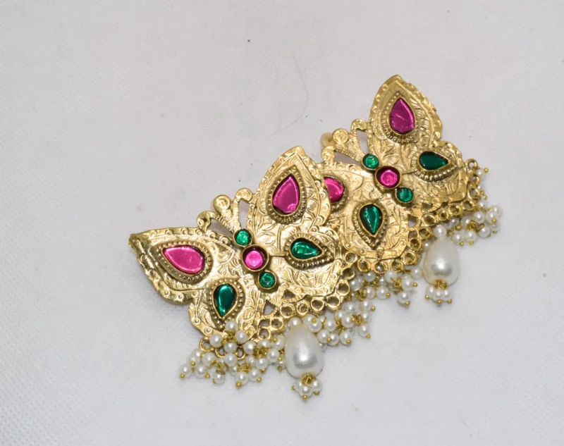 Cute Butterfly Golden Oxidized Earrings