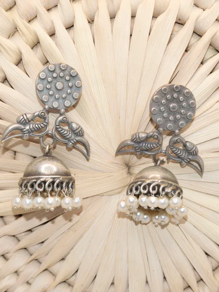 Silver Pendant Earrings
