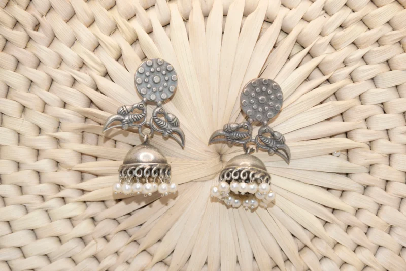 Silver Pendant Earrings