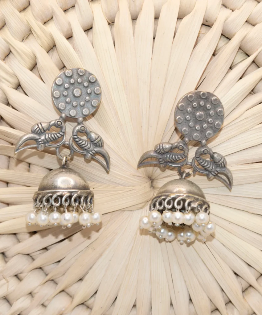 Silver Pendant Earrings