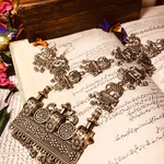 Ecstatic Long Mala Necklace - Oxidized Jewelry in Pakistan