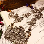 Ecstatic Long Mala Necklace - Oxidized Jewelry in Pakistan
