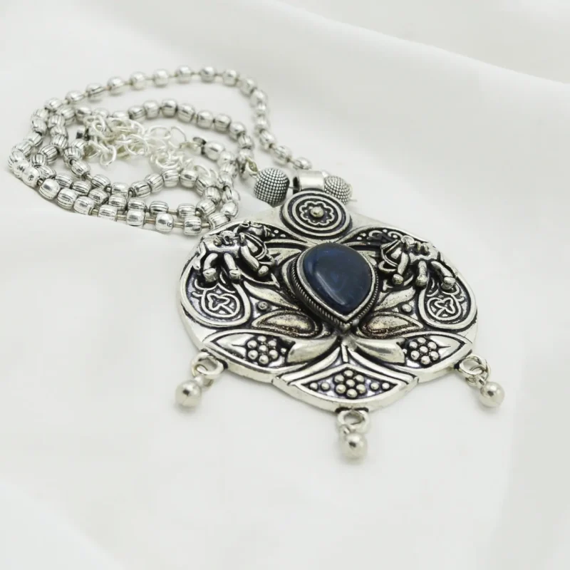 German Silver Necklace - Antique Jewellery