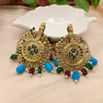 Gold Boho Earrings - Antique Jewelry
