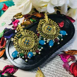 Gold Boho Earrings - Antique Jewelry (3)