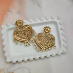 Gold Fine Handcrafted Earrings
