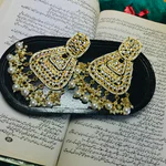 Gold Kundan Earrings