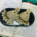 Gold Kundan Earrings
