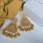 Gold Kundan Earrings (2)