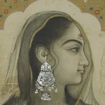 Golden Jhumkay- Antique Jewelry