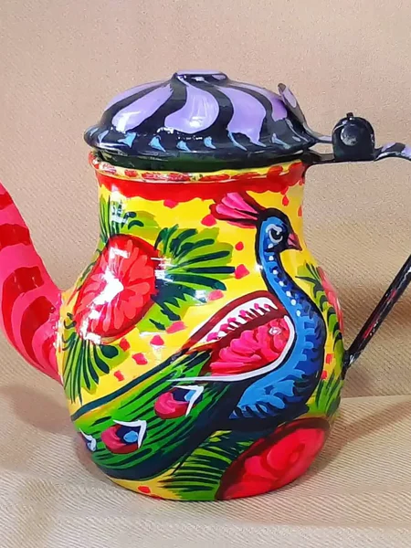 Hand Painted Chainak - Truck Art kettle