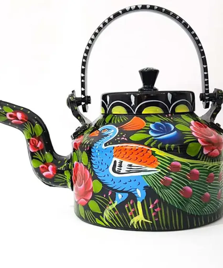 Hand Painted Kettle (1)