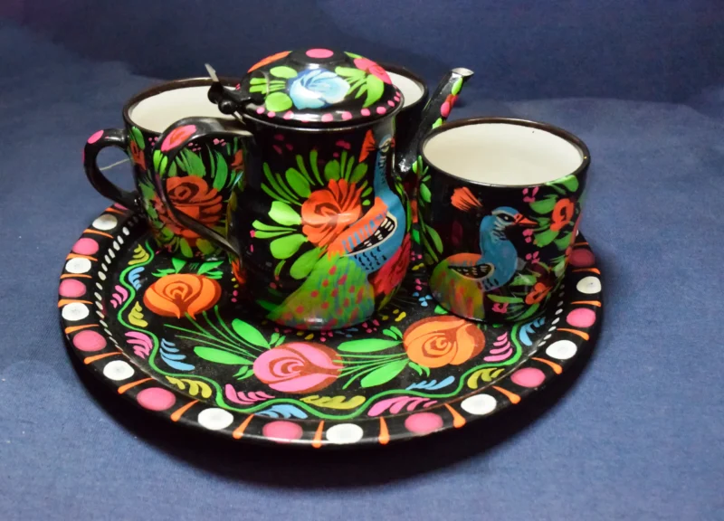 Hand painted Kettle Set (8)