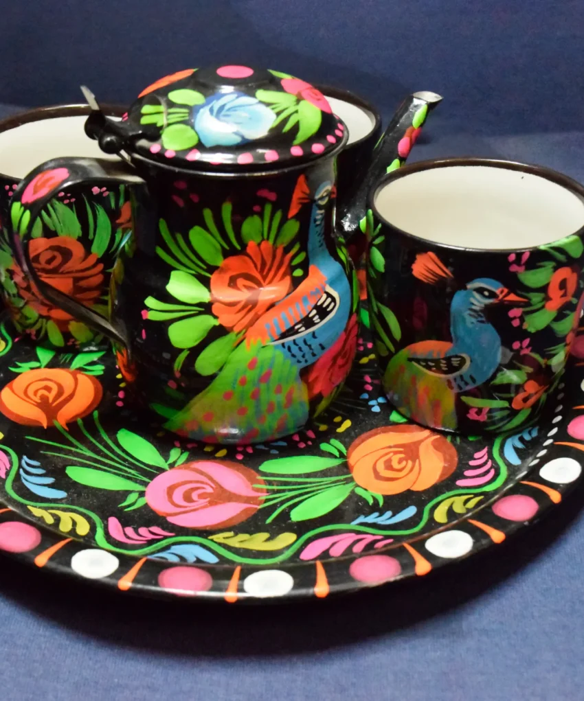 Hand painted Kettle Set (8)