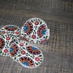 Handpainted coasters