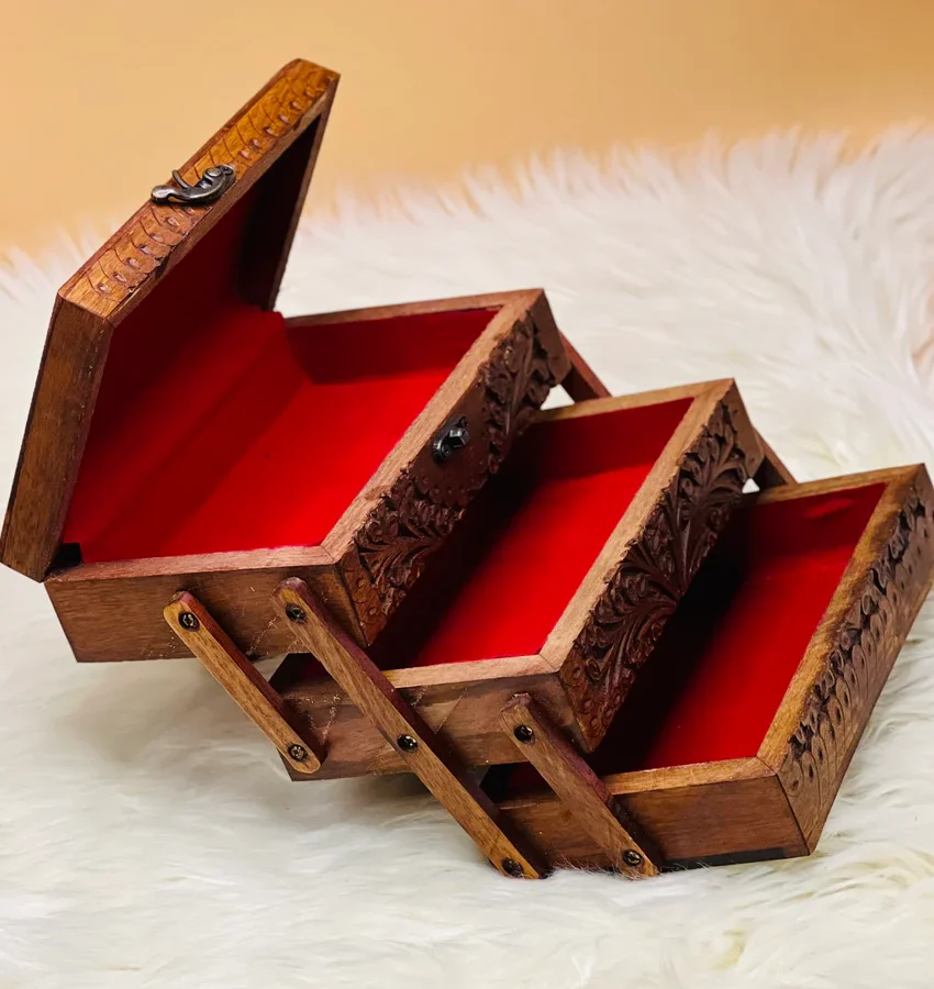 Three Layer Jewelry Storage Box