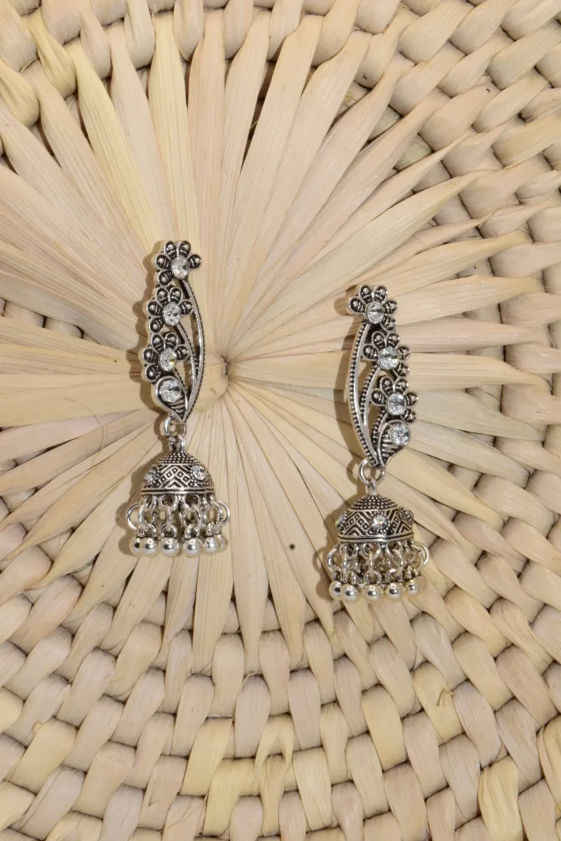 Oxidized Earrings Small