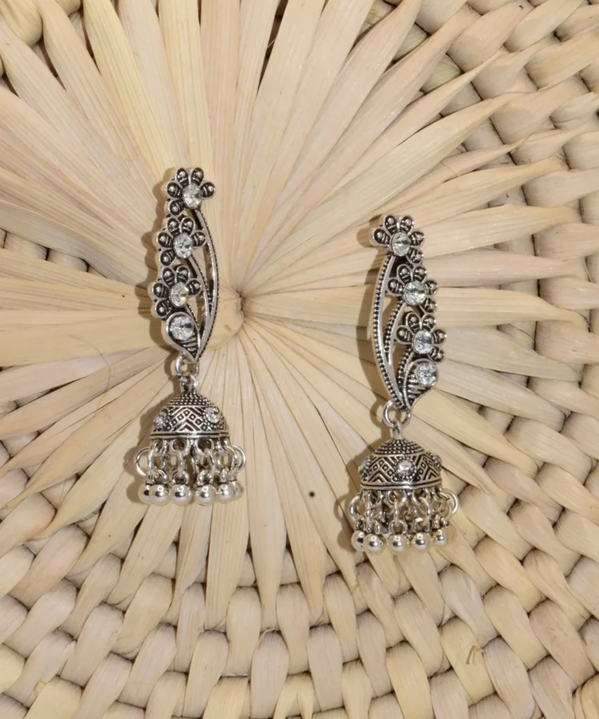 Oxidized Earrings Small