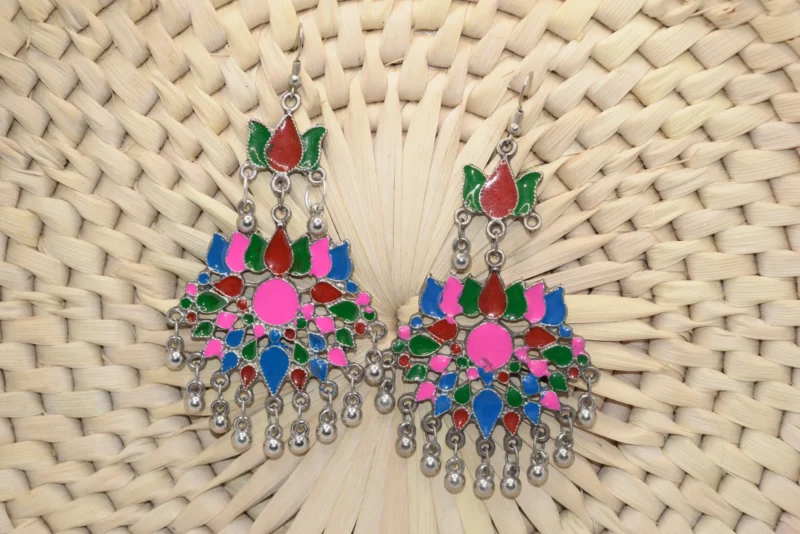 Long Oxidised Jewellery Earrings (1)