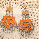 Long Oxidised Jewellery Earrings (2)