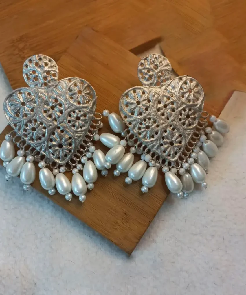 Modern Oxidised Earrings (2)