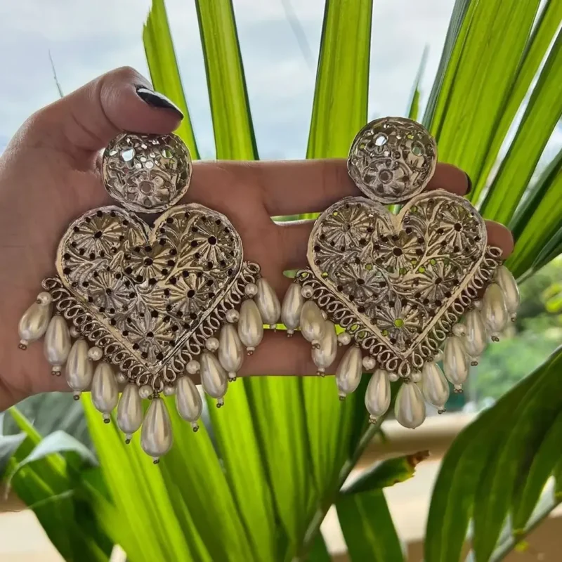 Modern Oxidised Earrings (2)