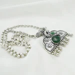 Oxidised German Silver Necklace Designs