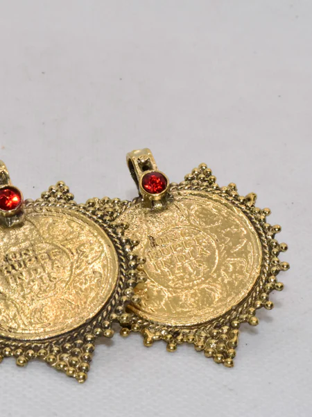 Oxidised Afghani Earrings
