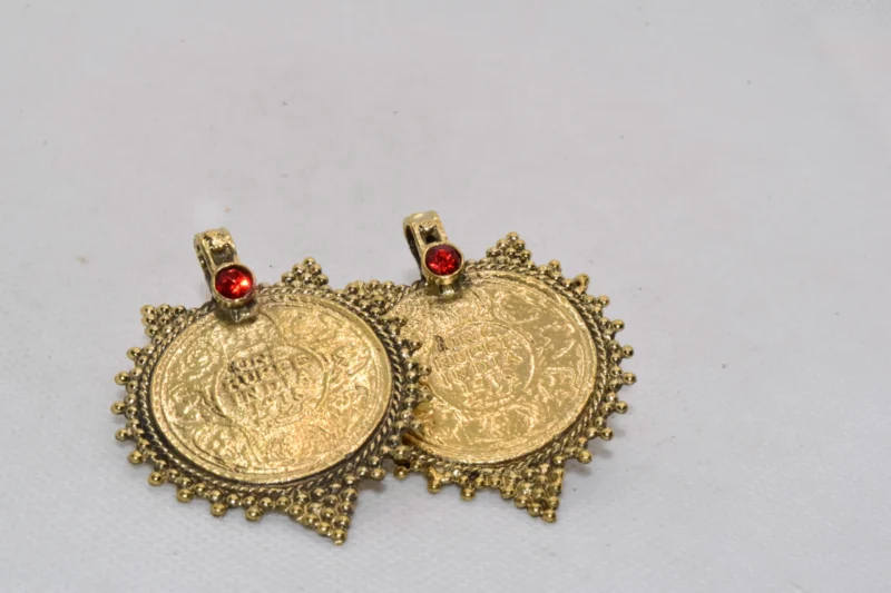 Oxidised Afghani Earrings