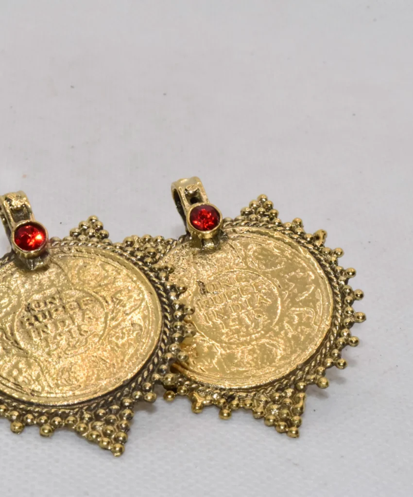 Oxidised Afghani Earrings