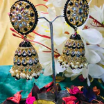 Pearl Kundan Earrings
