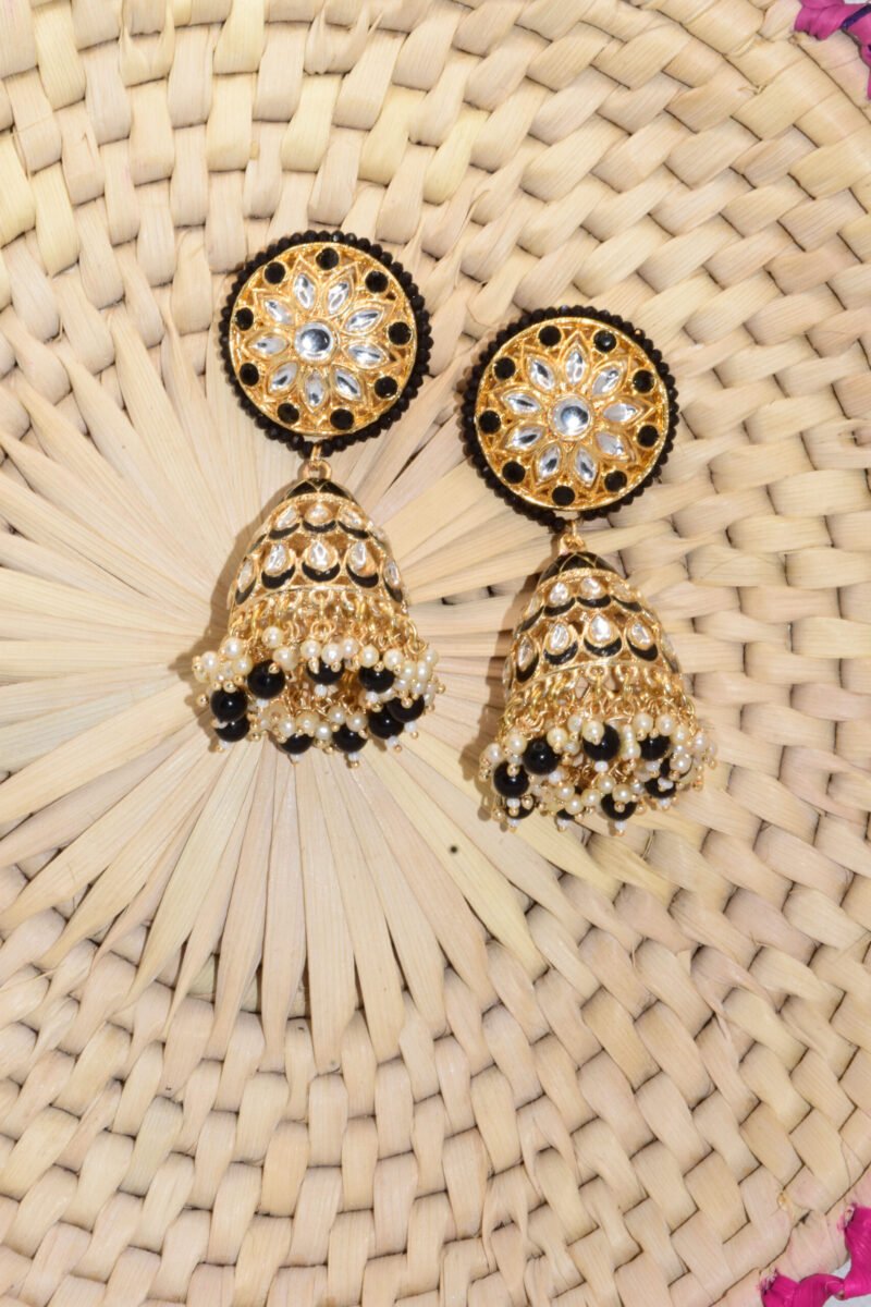 Pearl Kundan Earrings
