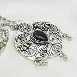 Silver Mala Necklace- Artificial Jewelry -2