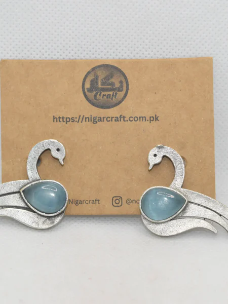 Silver Oxidised Jewellery Earrings