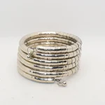 Silver Spiral Bracelet