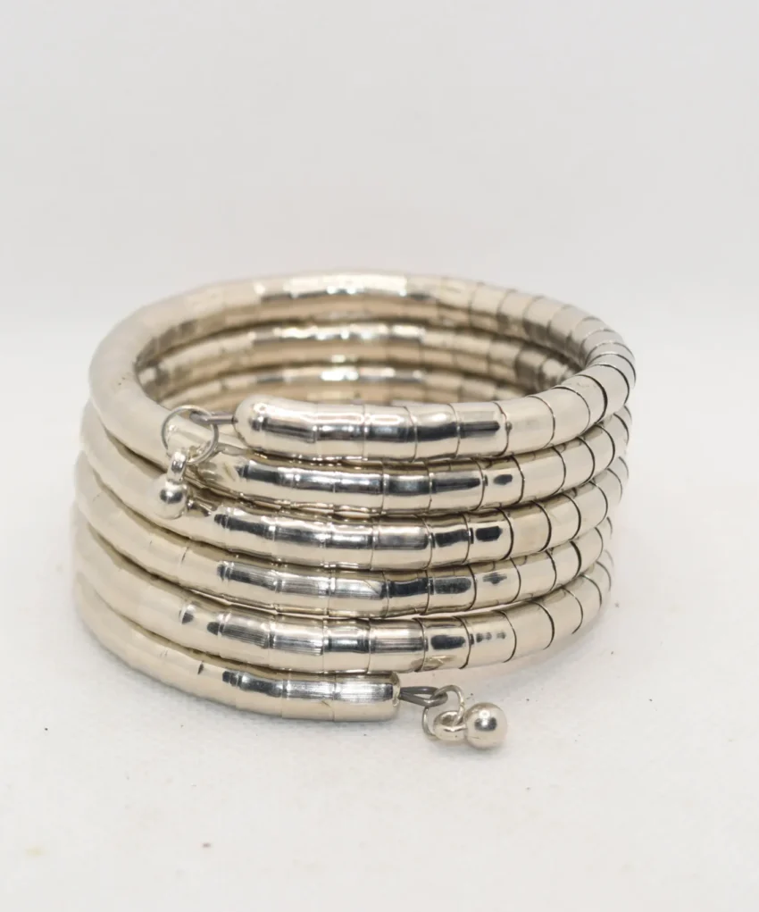 Silver Spiral Bracelet