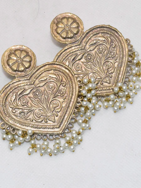 Silver handcrafted earrings