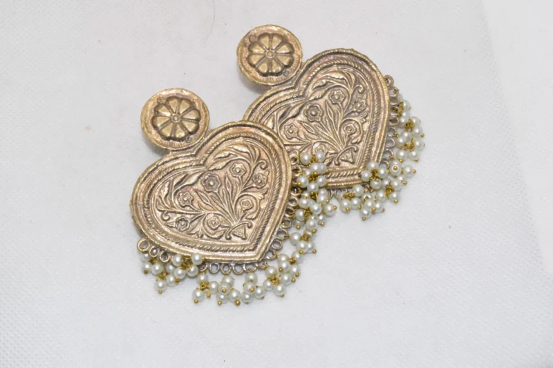 Silver handcrafted earrings