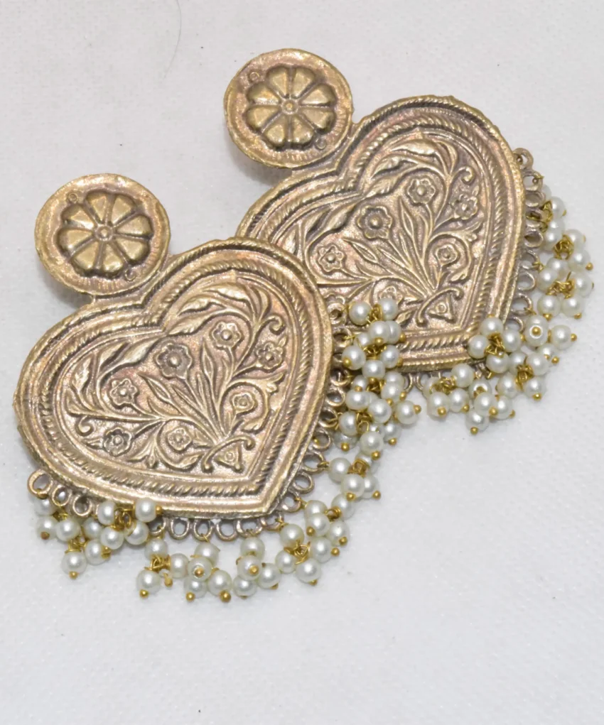 Silver handcrafted earrings