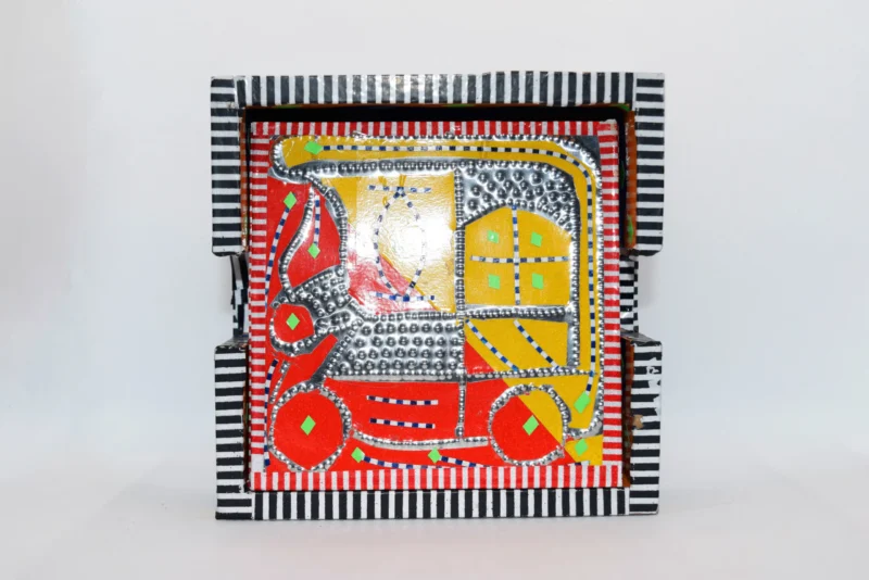 Tea Coaster Truck Art -01